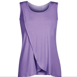 Lavender nursing top